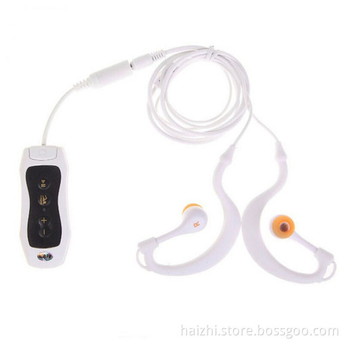 Hot Sale clip style waterproof underwater mp3 player 2gb, 4gb, 8gb build in for choose
